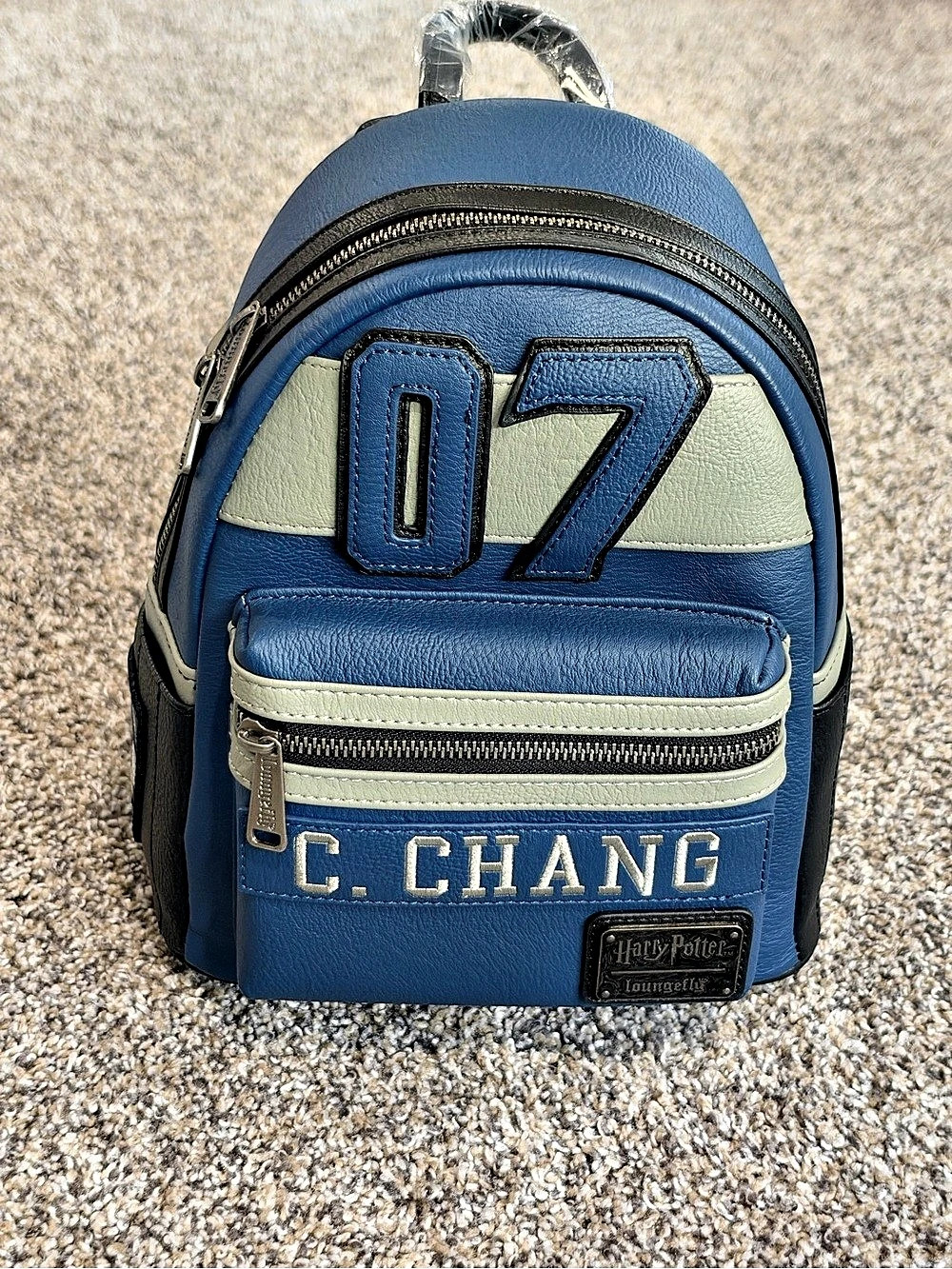 Loungefly Harry Potter Quidditch C. Chang Ravenclaw Backpack Blue